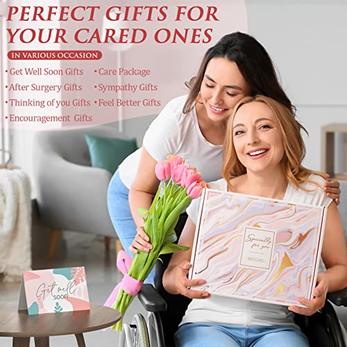 Get Well Soon Gifts for Women, Care Package Get Well Gift Basket for Sick  Friends, Sympathy Gifts Thinking of you After Surgery Feel Better Self Care  Gifts, Birthday Gifts for Women w/Tumbler